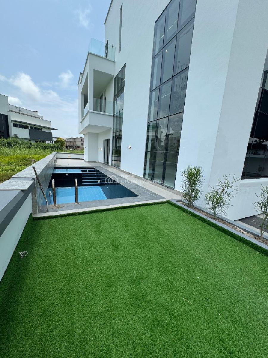 Smartly Built Magnificent 5bedroom Duplex Fully Automated with 2bq, Pinnock Beach Estate, Osapa, Lekki, Lagos, Detached Duplex for Sale