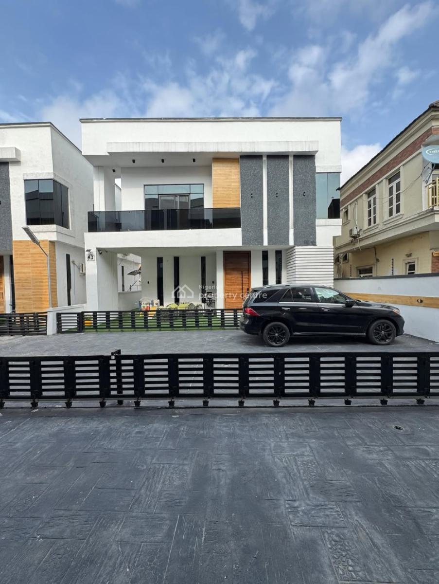Beautiful 4 Bedroom Fully Detached Duplex with a Bq, Chevron Lekki, Lekki, Lagos, Detached Duplex for Rent
