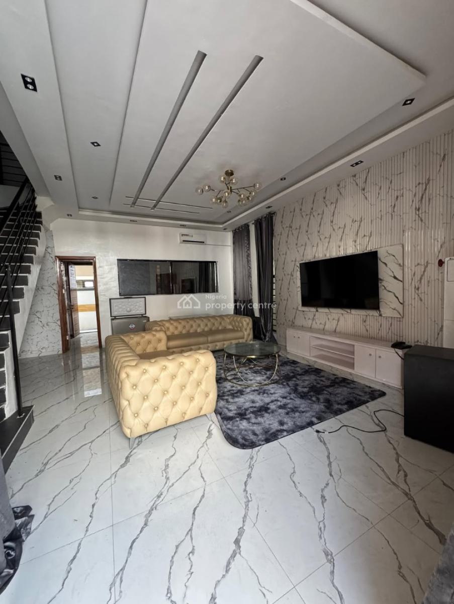 Beautiful 4 Bedroom Fully Detached Duplex with a Bq, Chevron Lekki, Lekki, Lagos, Detached Duplex for Rent