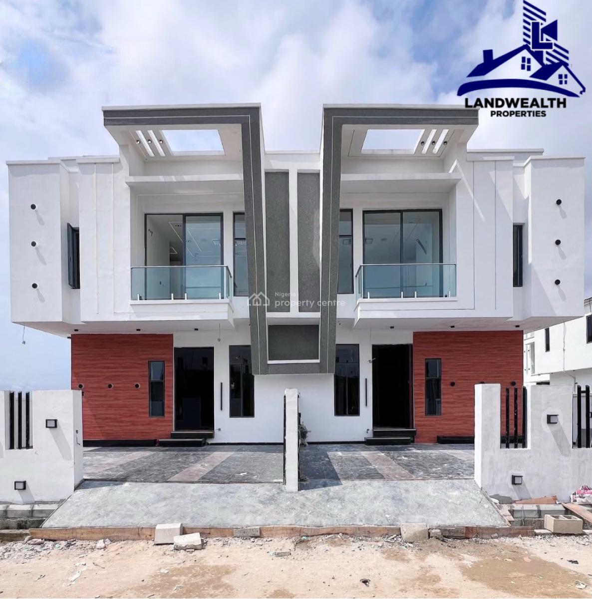 Contemporary 4 Bedroom Semi-detached Duplex, Ajah, Lagos, Semi-detached Duplex for Sale