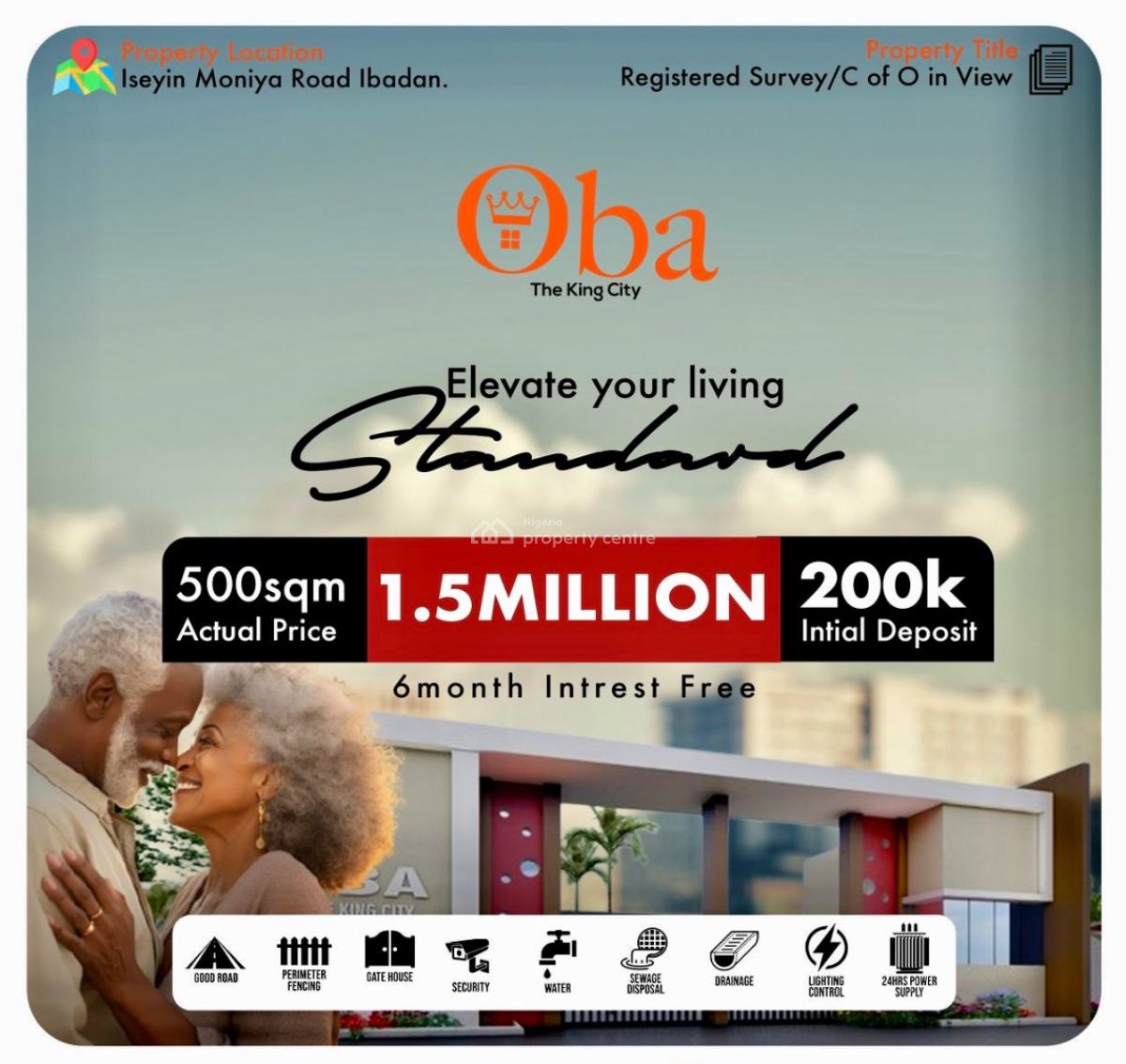 Land, Facing a Tarred Road, Ibadan, Oyo, Residential Land for Sale