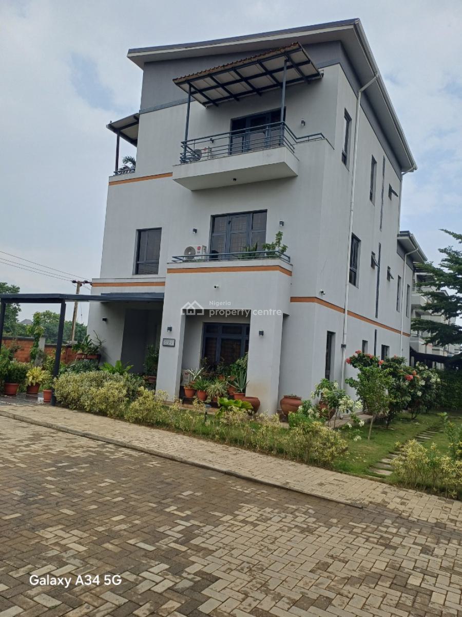 4 Bedrooms Detached Duplex with Bq, Near Tak Continental Restaurant, Life Camp, Abuja, Detached Duplex for Rent