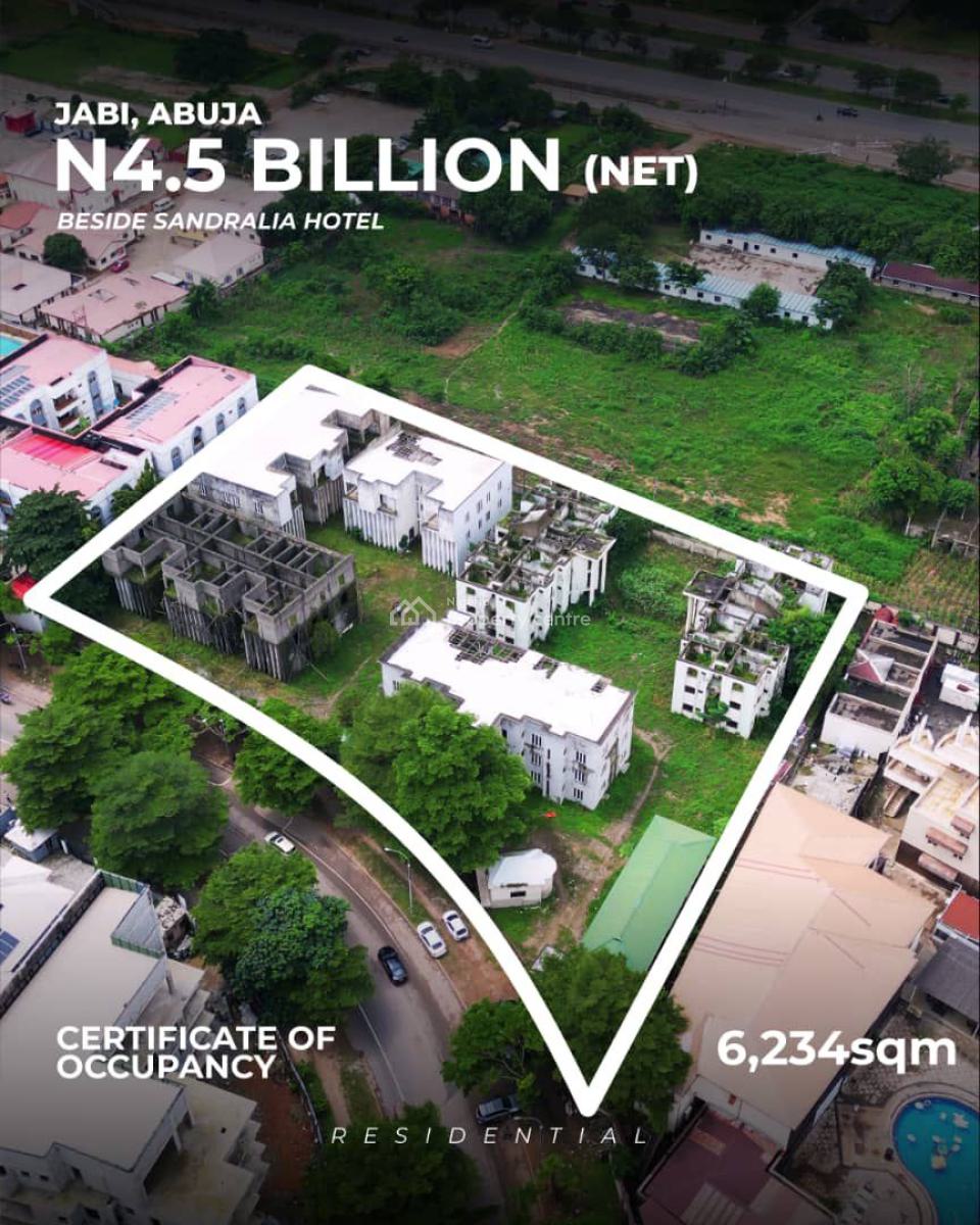 6234sqm, C of O, Jabi, Abuja, Residential Land for Sale