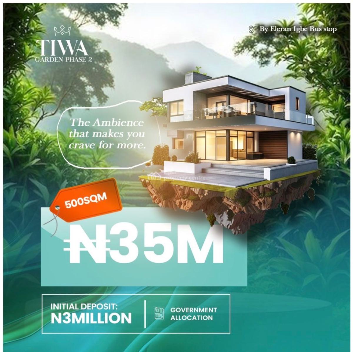 Luxury Plots of Residential Land, Tiwa Garden Phase 2, Eleranigbe, Ibeju Lekki, Lagos, Residential Land for Sale