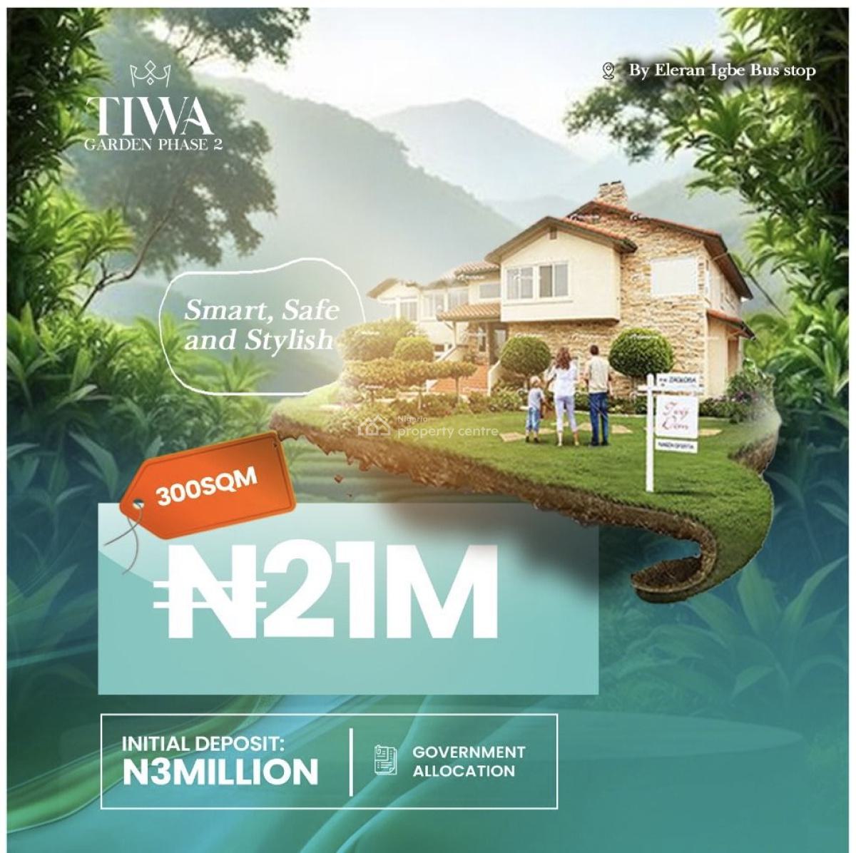 Luxury Plots of Residential Land, Tiwa Garden Phase 2, Eleranigbe, Ibeju Lekki, Lagos, Residential Land for Sale