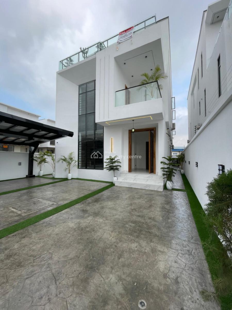 5-bedroom Fully Detached Duplex with Bq and Cinema in Chevron, Lekki, Chevron Drive Lekki, Lekki, Lagos, Detached Bungalow for Sale