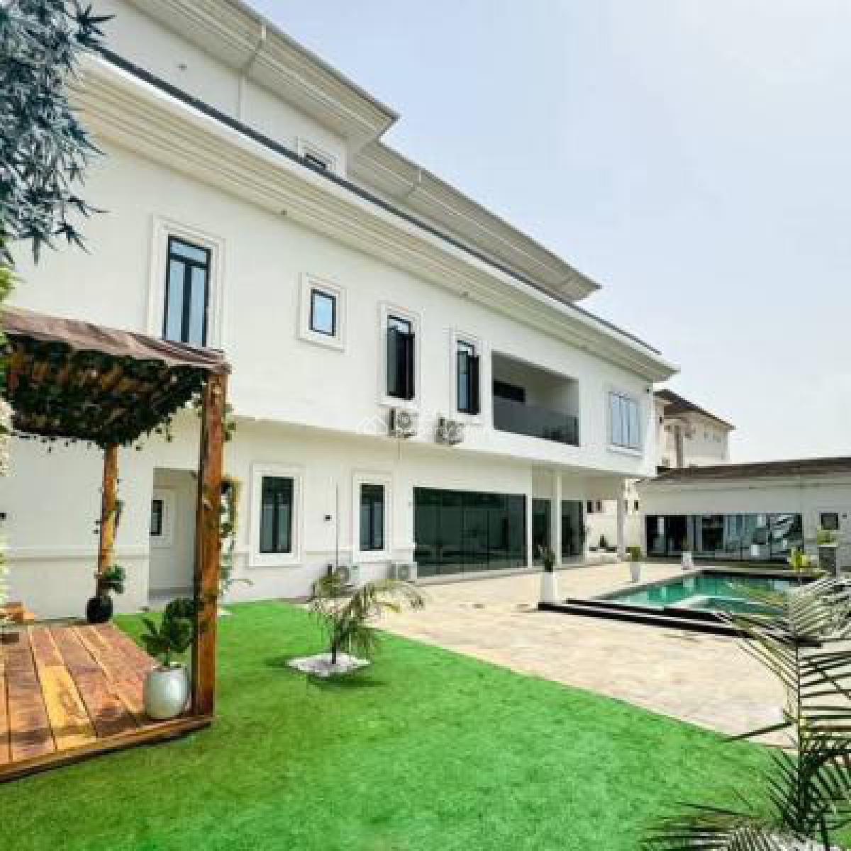 Exquisite 7 Bedroom Fully Detached Duplex with 2 Rooms Boys Quarters, Guzape District, Abuja, House for Sale