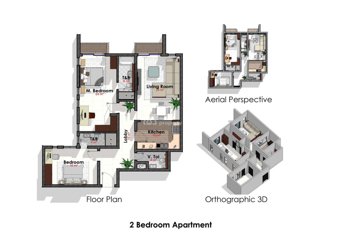 Luxury Ocean View 2 Bedroom Apartment, Paramount Twin Towers, Victoria Island Extension, Victoria Island (vi), Lagos, Flat / Apartment for Sale