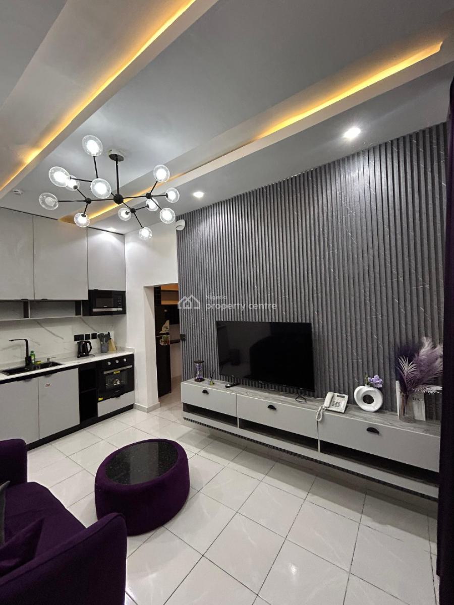 Plum Haven, One Bedroom Cozy 1 Bedroom Apartment with Smart Lock, Vi, Oniru, Victoria Island (vi), Lagos, Mini Flat (room and Parlour) Short Let