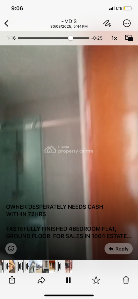 Distress Property Tastefully Finished 4bed Flat Ground Floor in Vi, 1004 Estate ,victoria Island ,lagos , Nigeria, Victoria Island (vi), Lagos, Flat / Apartment for Sale