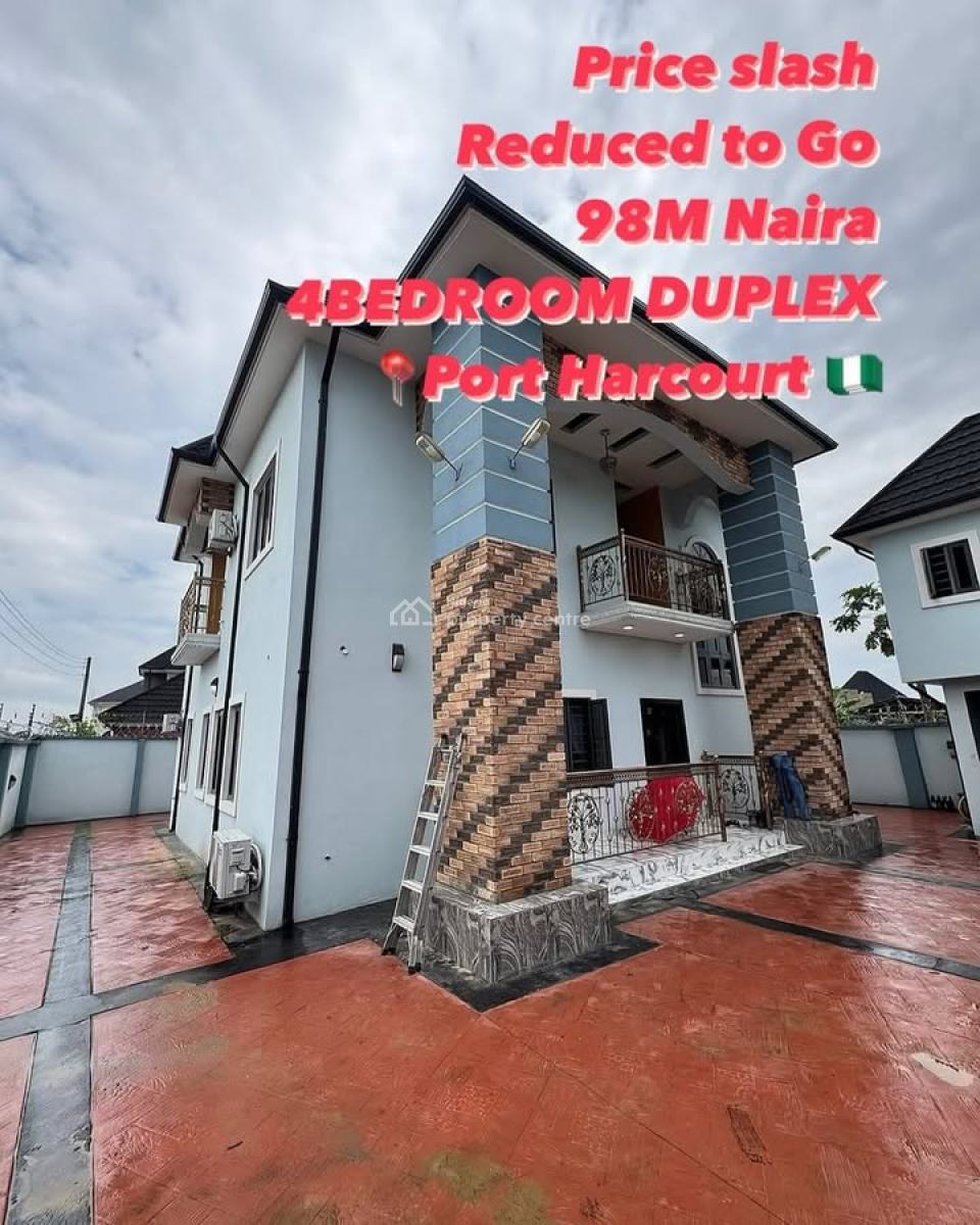 4 Bedroom Detached Duplex with Security House, Off Rukpoku Road, Rukpokwu, Port Harcourt, Rivers, Detached Duplex for Sale