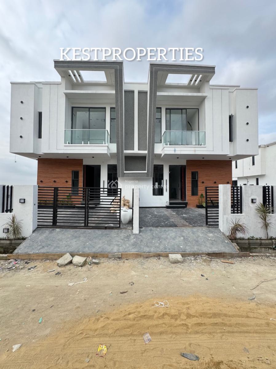 4 Bedroom Semi Detached Duplex with Bq, Ajah, Lagos, Semi-detached Duplex for Sale