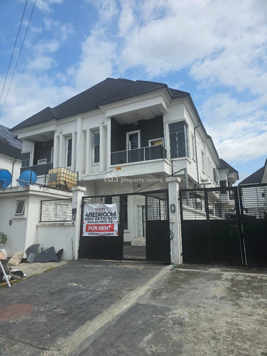 4 Bedrooms Semi Detached Duplex, Cheyvirew Estate, Chevron Drive, Lekki, Lagos, Semi-detached Duplex for Rent