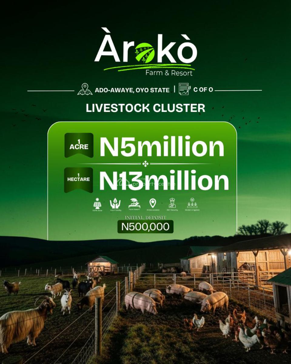 Palm Oil , Cocoa Plantation, Livestock Farm, Abeokuta North, Ogun, Commercial Land for Sale