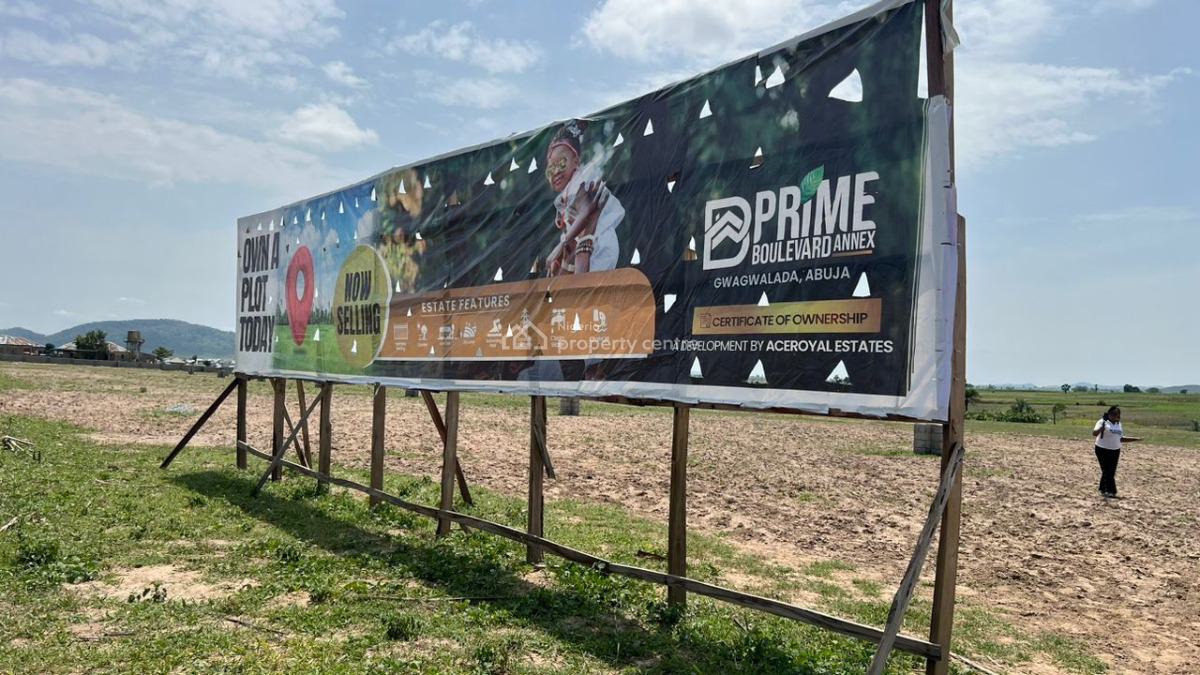 Prime Land in a Developing Location, University of Abuja, Prime Boulevard Estate., Gwagwalada, Abuja, Residential Land for Sale