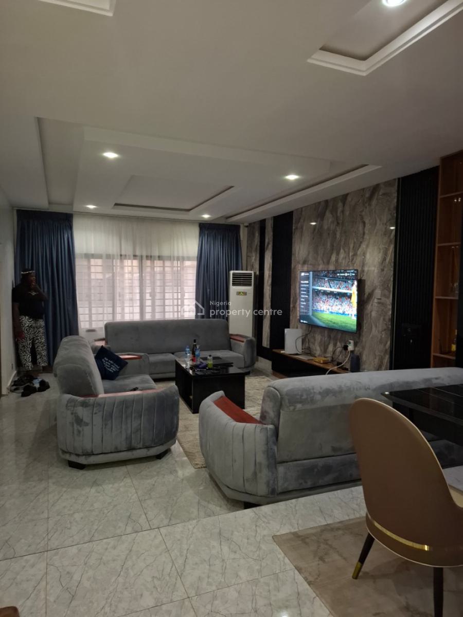 Furnished Four Bedroom Terraced Duplex, Naf Valley Estate, Asokoro District, Abuja, Terraced Duplex for Rent