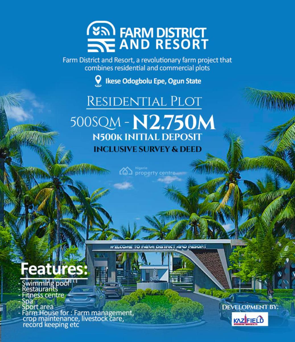 Own a Plot of Farm and Spread The Balance, Odogbolu, Ogun, Land for Sale