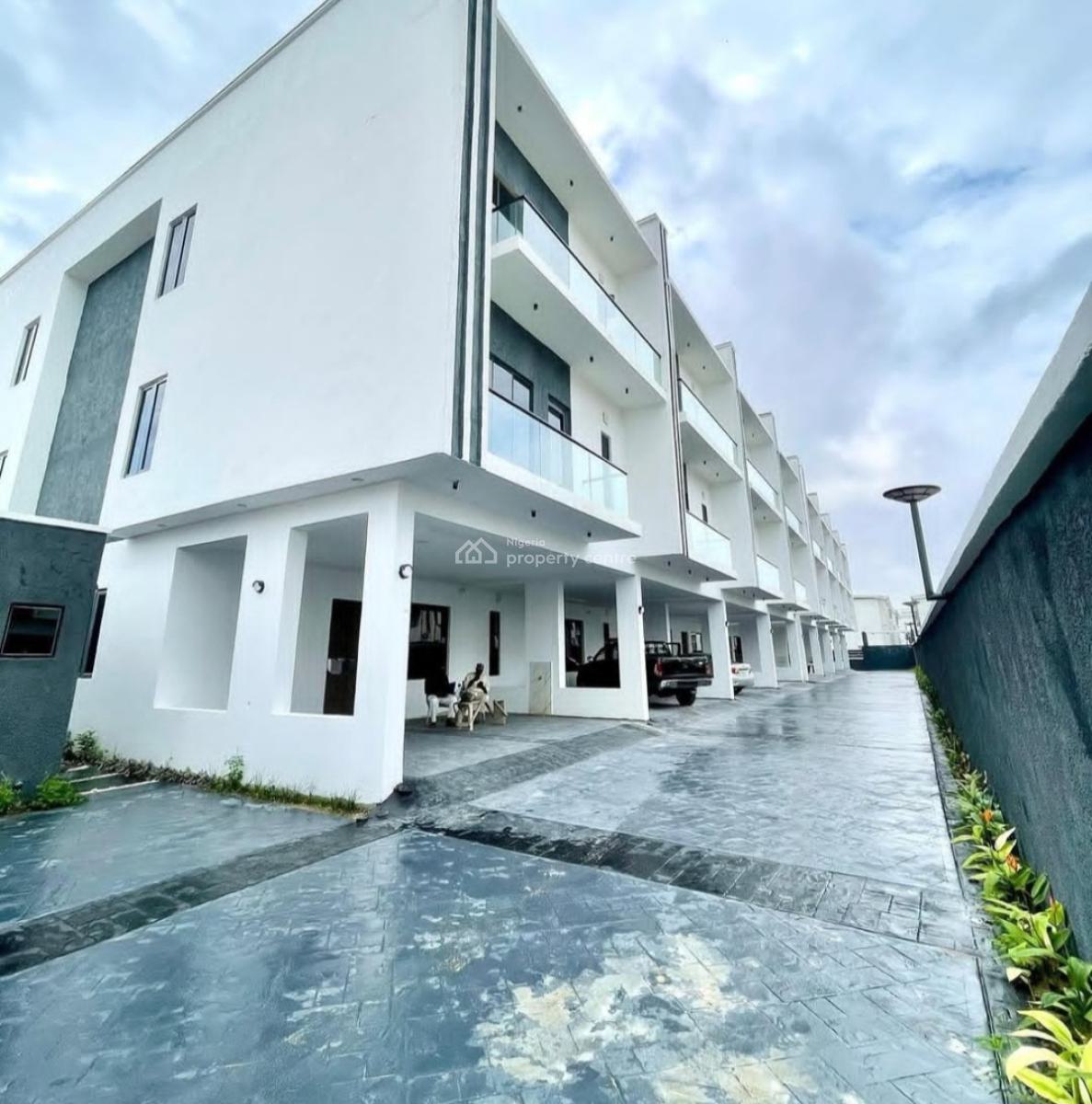 Luxury Serviced 4 Bedroom Terraced Duplex with a Room Bq, Ikate Elegushi, Lekki, Lagos, Terraced Duplex for Sale