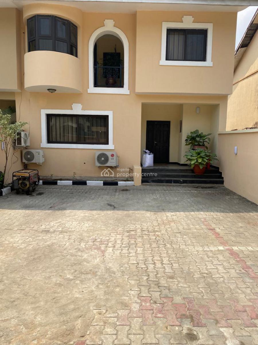 Renovated 5-bedroom Corner Piece Terrace Duplex with a Separate Bungal, Osborne Foreshore Estate Ikoyi, Osborne, Ikoyi, Lagos, Terraced Duplex for Sale
