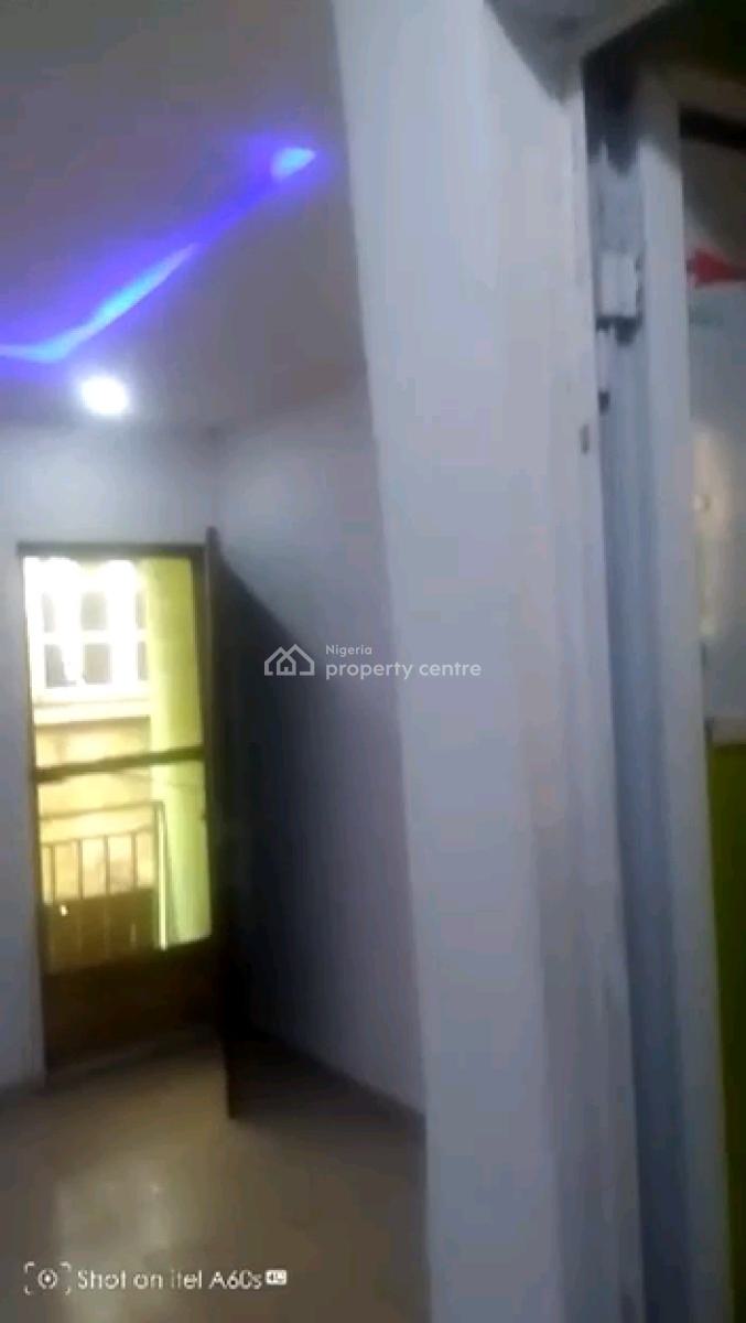 a Relatively New and Standard Roomself Con, Upstairs with Pop, Off Market Street, Shomolu, Lagos, Self Contain (single Rooms) for Rent