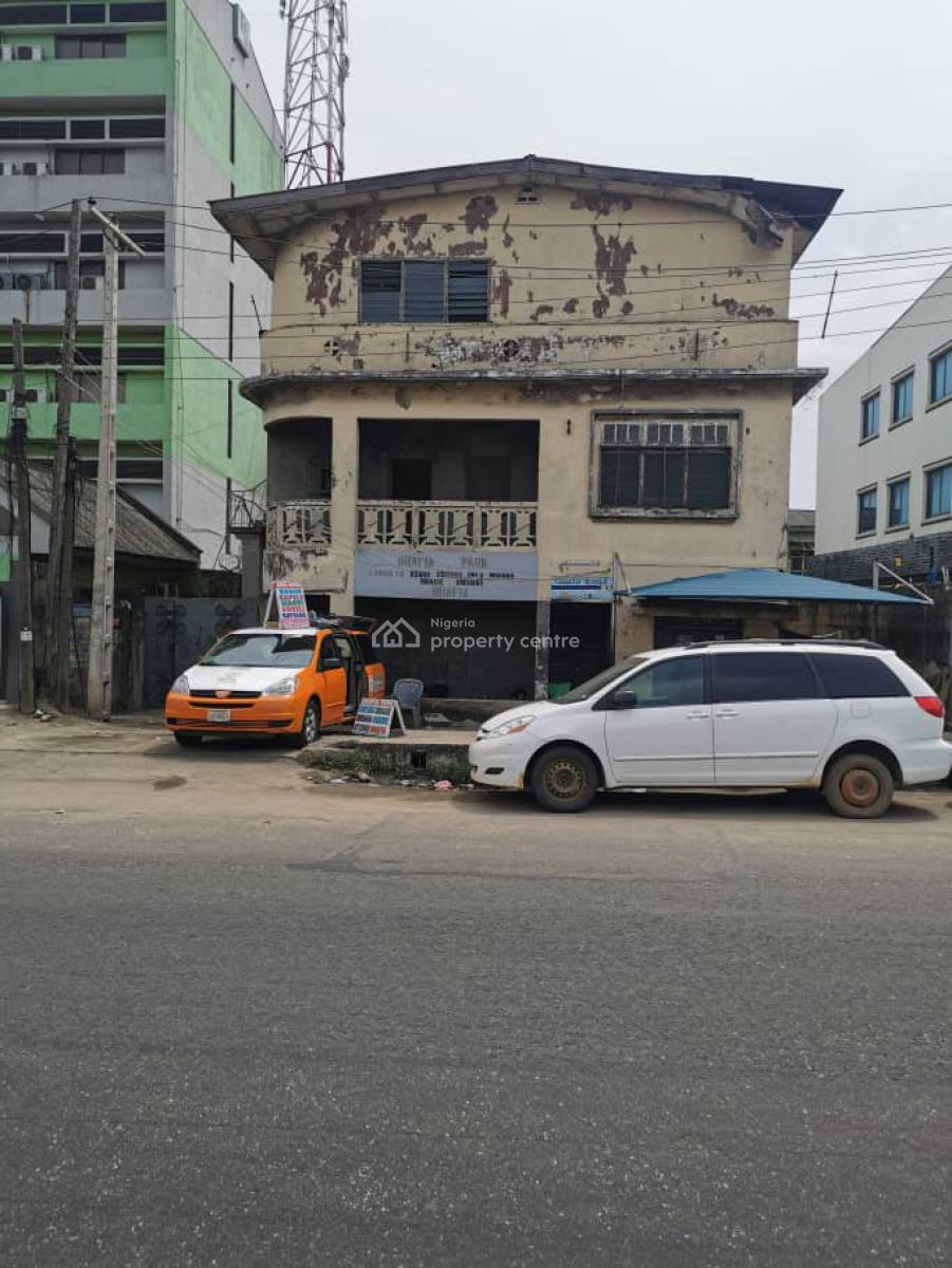 a Demolishable Story Building, Jibowu, Yaba, Lagos, Commercial Land for Sale