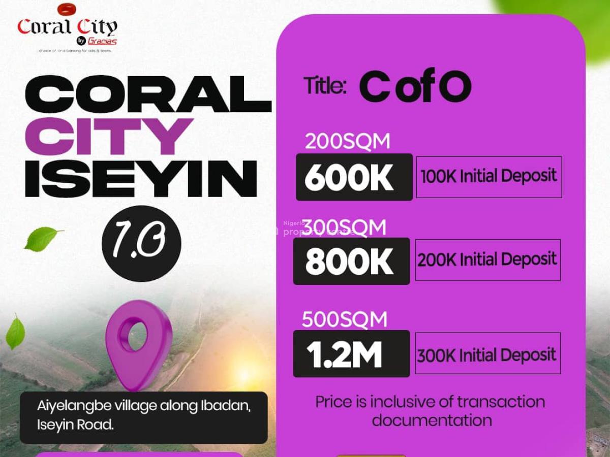 Land for Land Banking Investment, Coral City Estate, Ibadan, Oyo, Mixed-use Land for Sale