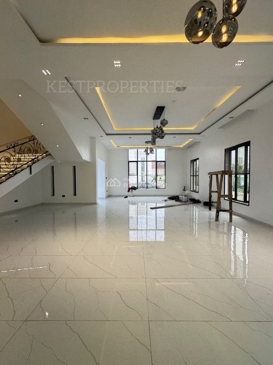 6 Bedroom Fully Detached Duplex with 2 Bq, Cinema, Pool, Northern Foreshore, Lekki, Lagos, House for Sale