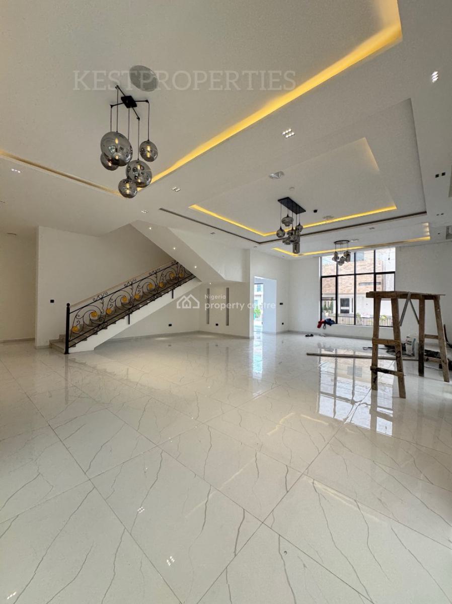 6 Bedroom Fully Detached Duplex with 2 Bq, Cinema, Pool, Northern Foreshore, Lekki, Lagos, House for Sale