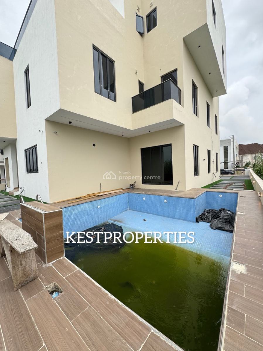 6 Bedroom Fully Detached Duplex with 2 Bq, Cinema, Pool, Northern Foreshore, Lekki, Lagos, House for Sale
