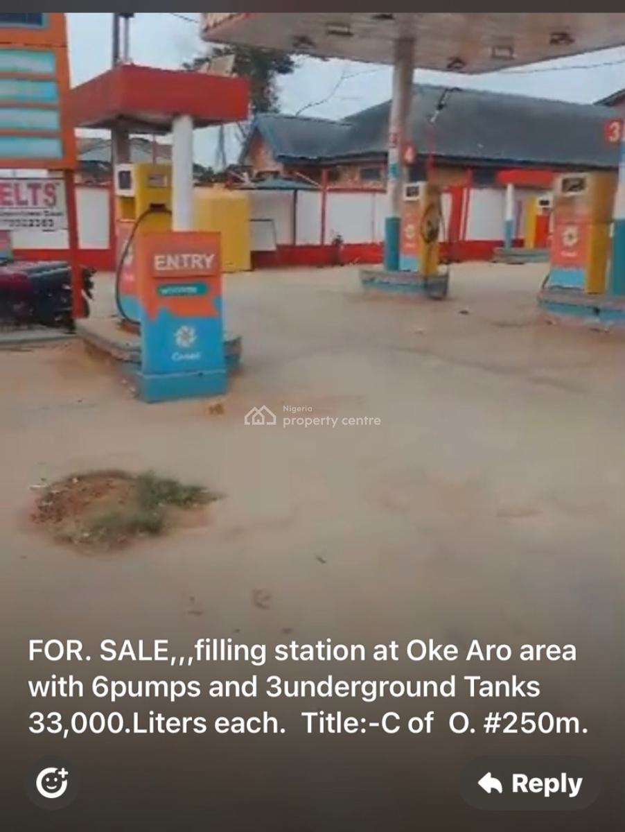 Filling Station @oke Aro Ogun, Oke-aro Ogun, Oke-aro, Ogun, Filling Station for Sale