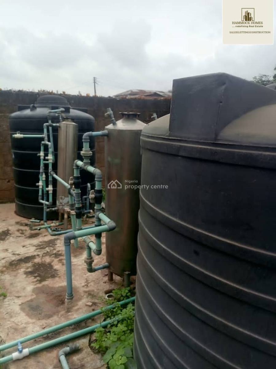 Functioning Pure Water Factory, Agugu, Agodi Gate, Ibadan North, Oyo, Commercial Property for Sale