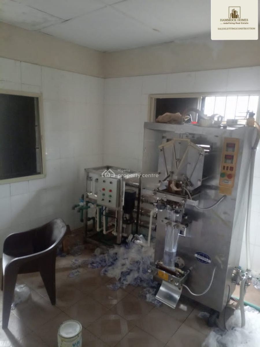 Functioning Pure Water Factory, Agugu, Agodi Gate, Ibadan North, Oyo, Commercial Property for Sale