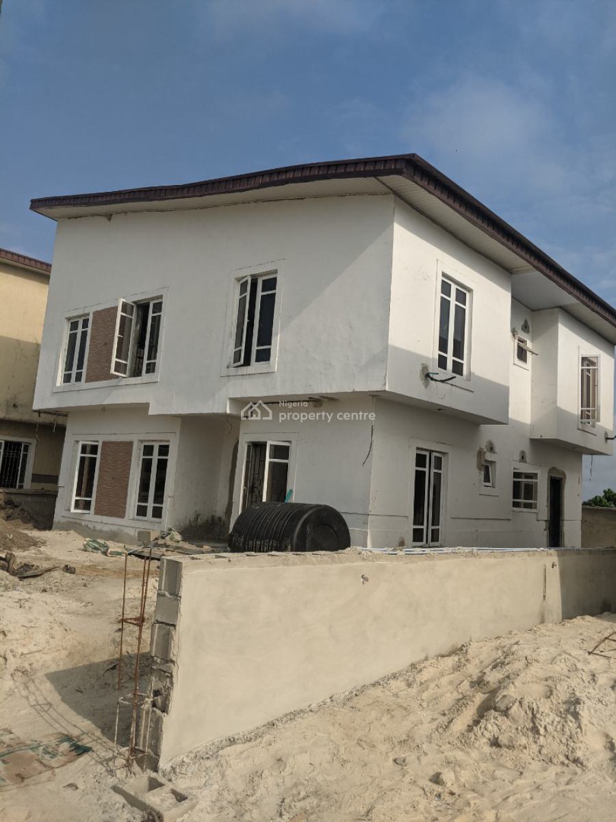 4 Bedroom Duplex, in an Estate, Sangotedo, Ajah, Lagos, Detached Duplex for Sale