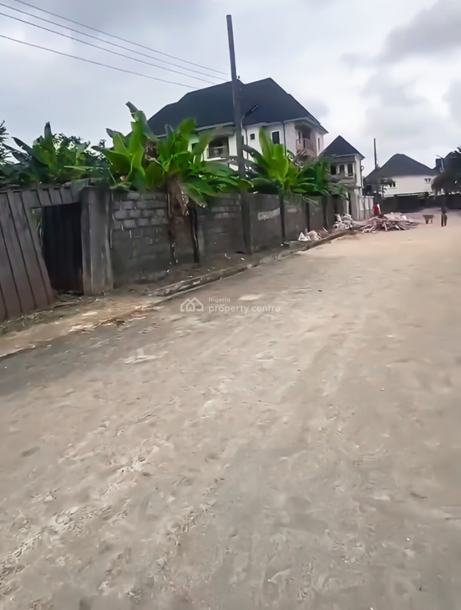 Beautiful 1 Plot Cornerpiece in a Secure Estate, Eliozu-eneka Link Road, Port Harcourt, Rivers, Residential Land for Sale