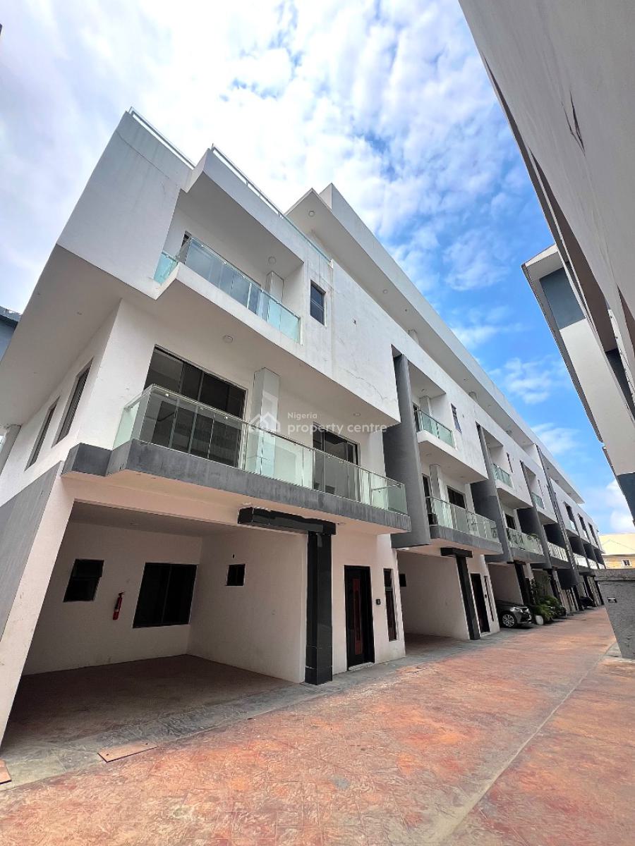 Luxury 4 Bedroom Terrace with Bq and Swimming Pool in a Gated Estate., Oniru, Victoria Island (vi), Lagos, Terraced Duplex for Rent