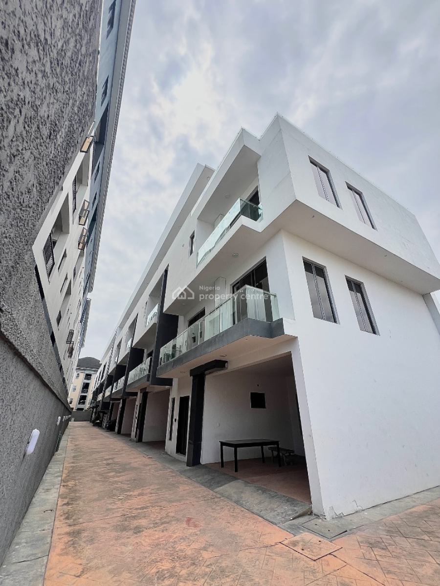Luxury 4 Bedroom Terrace with Bq and Swimming Pool in a Gated Estate., Oniru, Victoria Island (vi), Lagos, Terraced Duplex for Rent