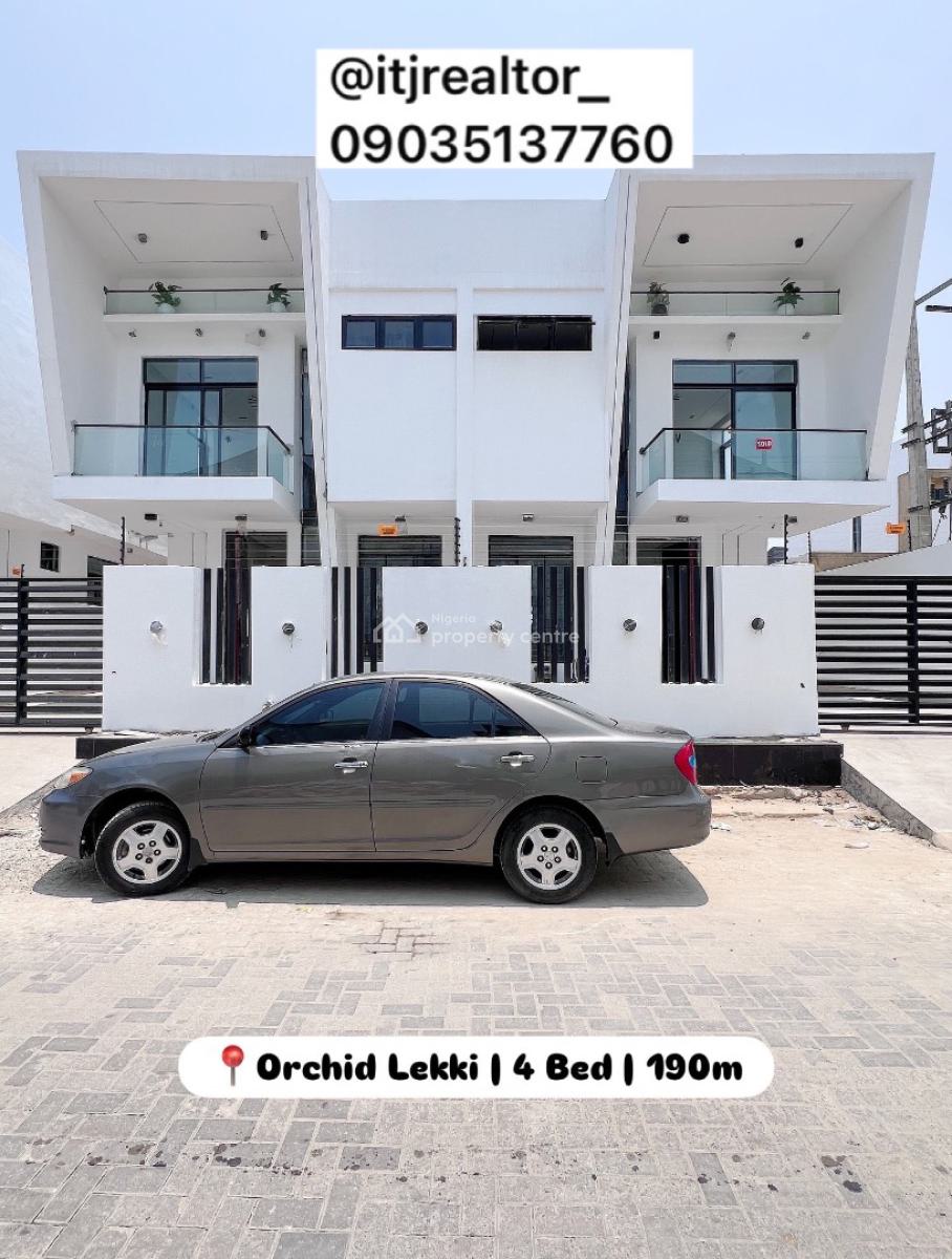 Stunning 4 Bedroom Semi Detached Duplex with Bq, Orchid, Lekki, Lagos, Semi-detached Duplex for Sale