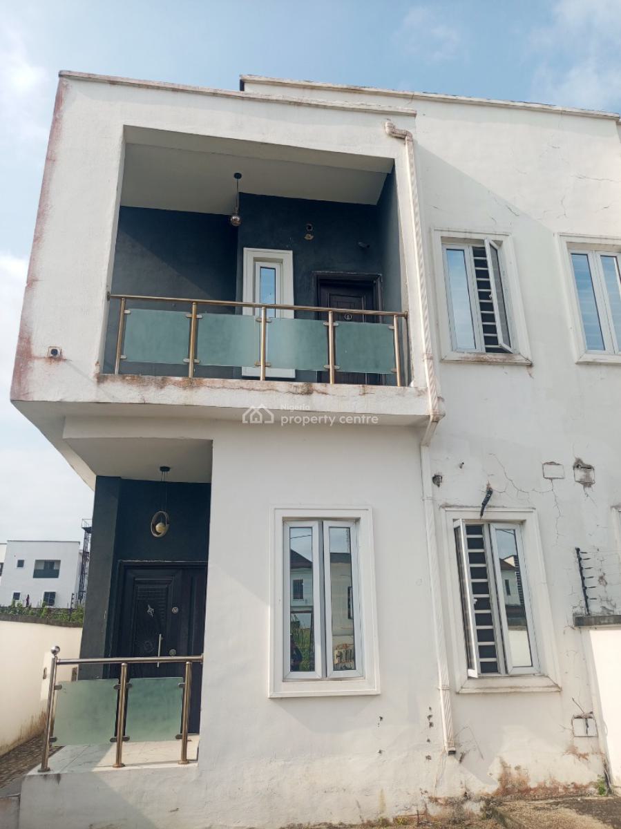 Commercial 4bedroom Duplex with Bq at Mobil Road Ajah Ilaje, Ajah Ilaje Off Mobil Road, Ajah, Lagos, Semi-detached Duplex for Rent