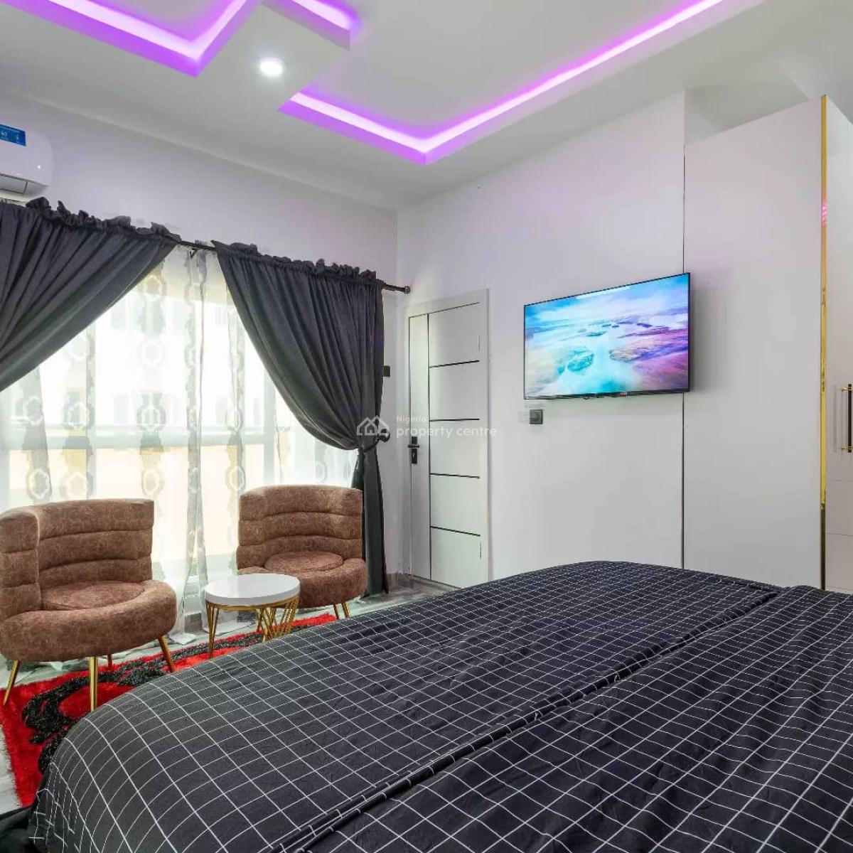 1 Bedroom Waterfront Apartment, Lekki Phase 1, Lekki, Lagos, Flat / Apartment Short Let