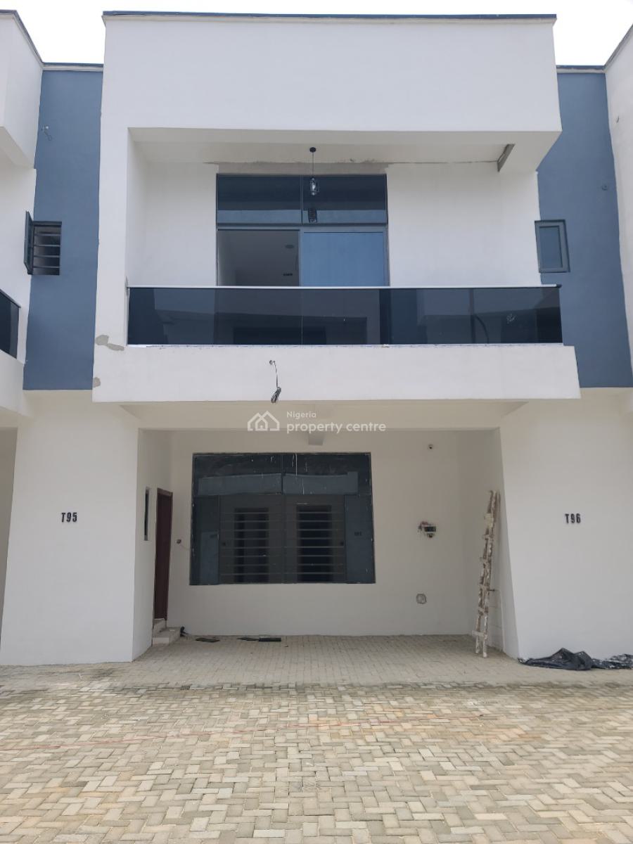 Luxury Beautiful 4 Bedroom Terrace Duplex, Inside a Estate in Alaska Bus Stop, The Estate Is Facing The Express, Alasia, Ajah, Lagos, Terraced Duplex for Sale