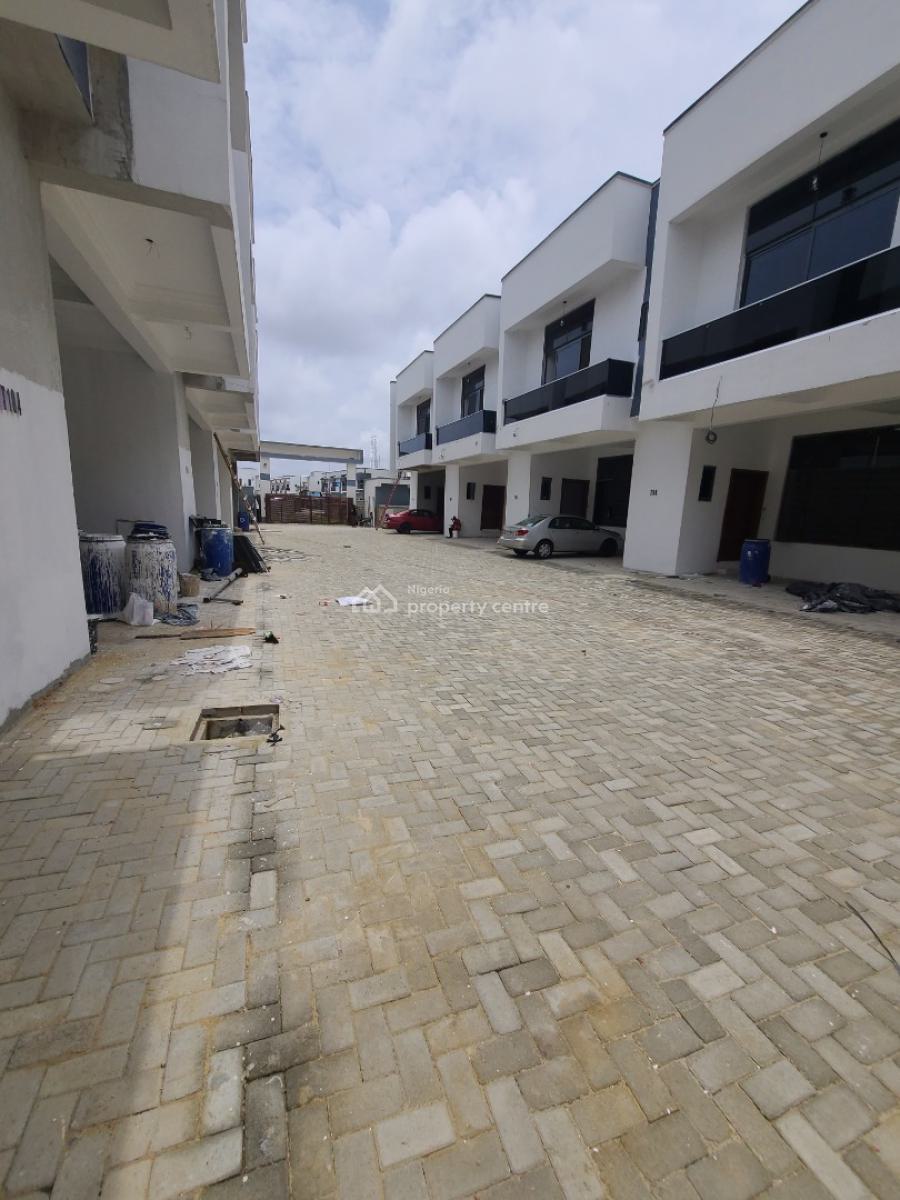 Luxury Beautiful 4 Bedroom Terrace Duplex, Inside a Estate in Alaska Bus Stop, The Estate Is Facing The Express, Alasia, Ajah, Lagos, Terraced Duplex for Sale