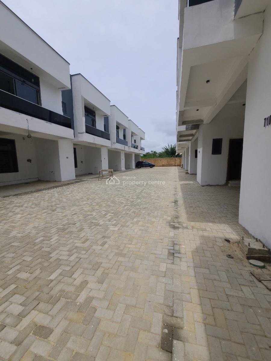 Luxury Beautiful 4 Bedroom Terrace Duplex, Inside a Estate in Alaska Bus Stop, The Estate Is Facing The Express, Alasia, Ajah, Lagos, Terraced Duplex for Sale