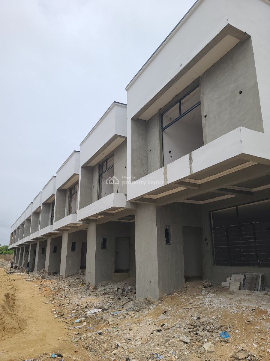 Luxury Beautiful 4 Bedroom Terrace Duplex, Inside a Estate in Alaska Bus Stop, The Estate Is Facing The Express, Alasia, Ajah, Lagos, Terraced Duplex for Sale