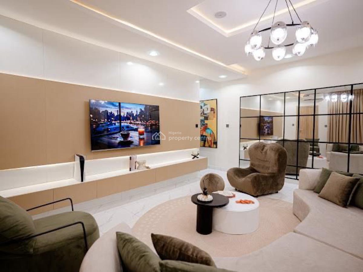 Luxurious and Spacious 4 Bedroom Apartment in a Secured Estate with Ps, Lekki Phase 1, Lekki, Lagos, Flat / Apartment Short Let