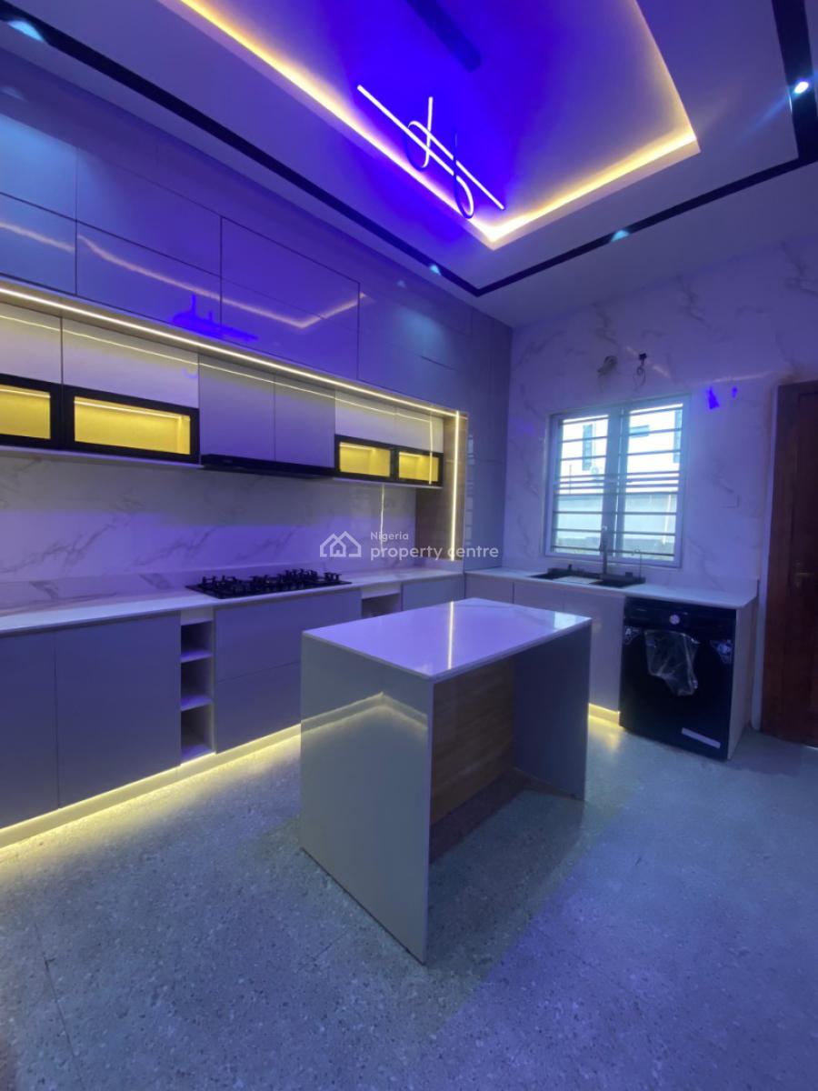 5 Bedroom Fully Detached Duplex with Cinema, Swimming Pool & Bar, Chevron Chevy View Estate, Lekki, Lagos, Detached Duplex for Sale