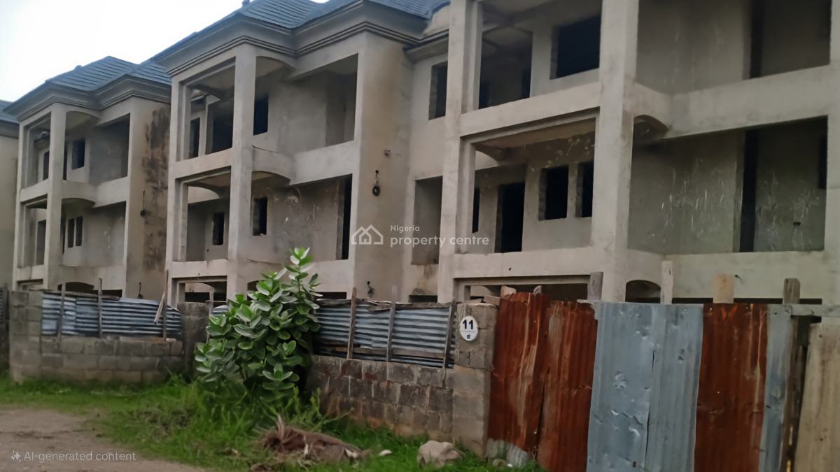 4 Units of 6 Bedrooms Terraced Duplex + Bq Carcass (to Be Sold at Once), Katampe Extension, Katampe, Abuja, Terraced Duplex for Sale