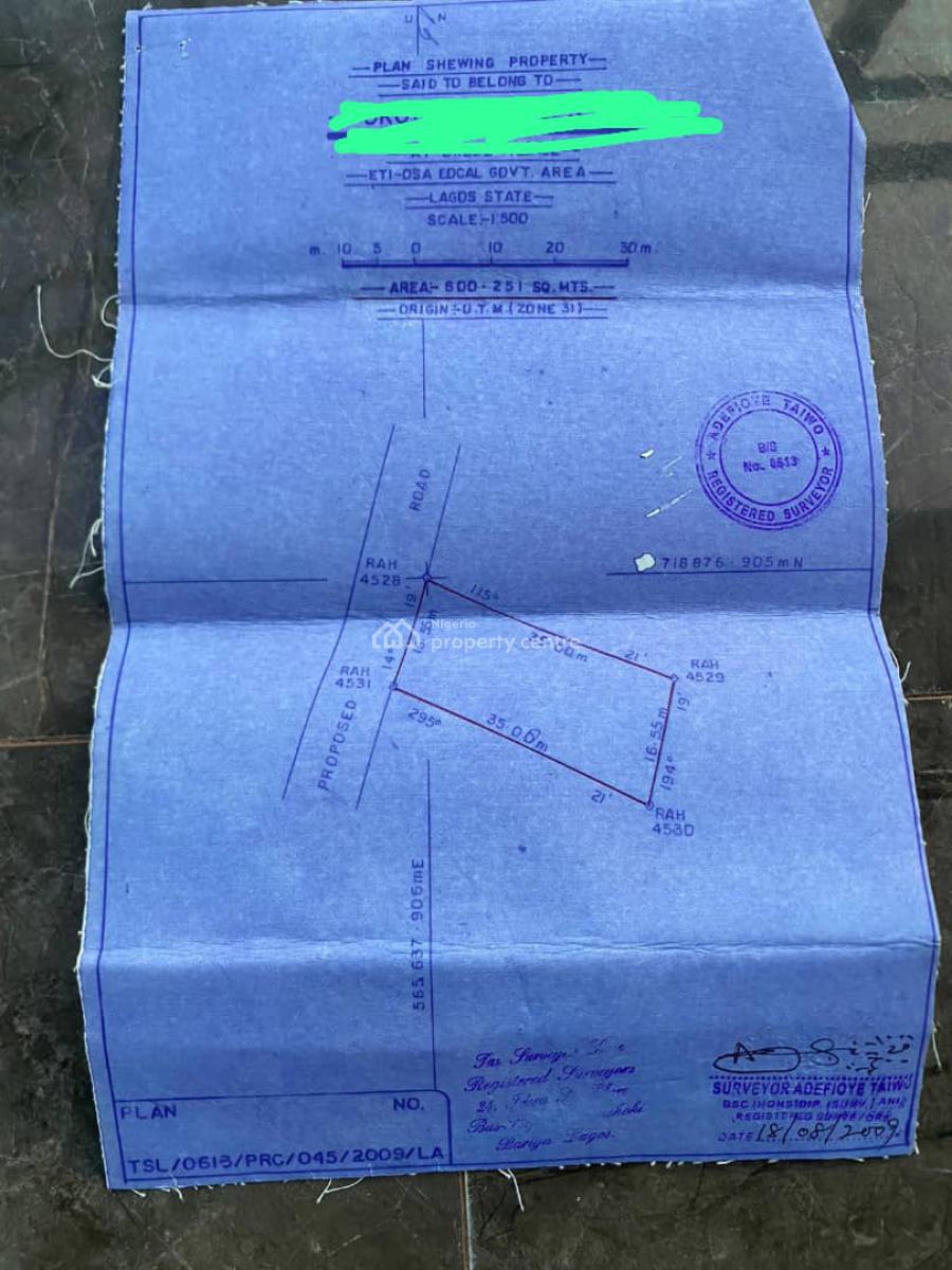 500 Sqm Land Inside an Estate, Greenville Estate Badore, Badore, Ajah, Lagos, Land for Sale