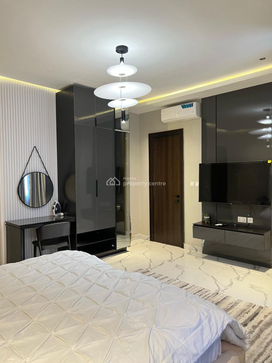 Two Bedroom High Rise Apartment in The Heart of Vi with City View, Victoria Island (vi), Lagos, Flat / Apartment Short Let
