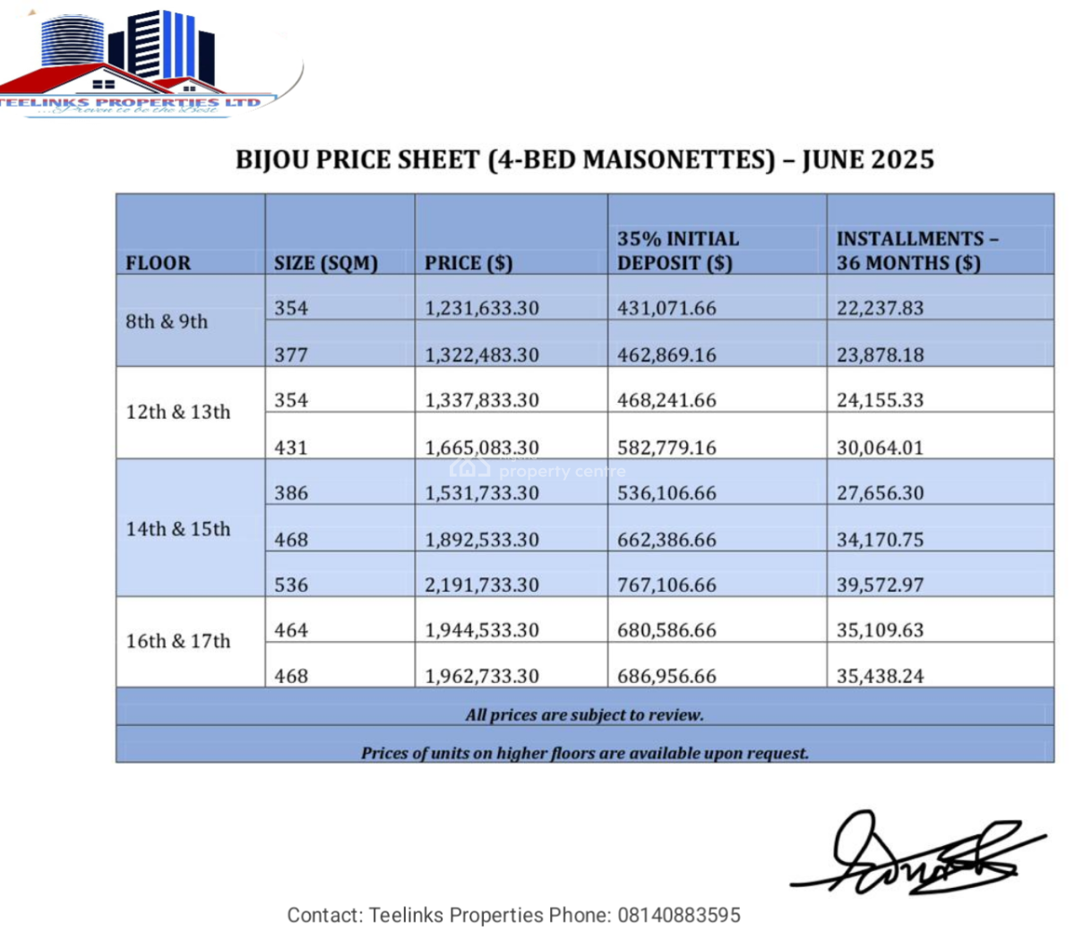 1 & 3-bedroom Apartments  4-bedroom Maisonettes + Bq, Banana Island, Ikoyi, Lagos, Block of Flats for Sale