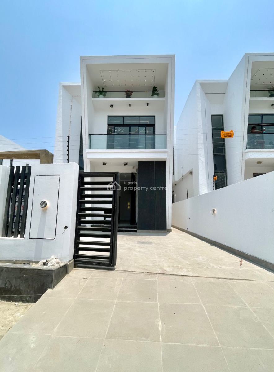 Gorgeously Finished 4 Bedroom Fully Detached with Bq, 2nd Toll Gate, Lekki, Lagos, Detached Duplex for Sale